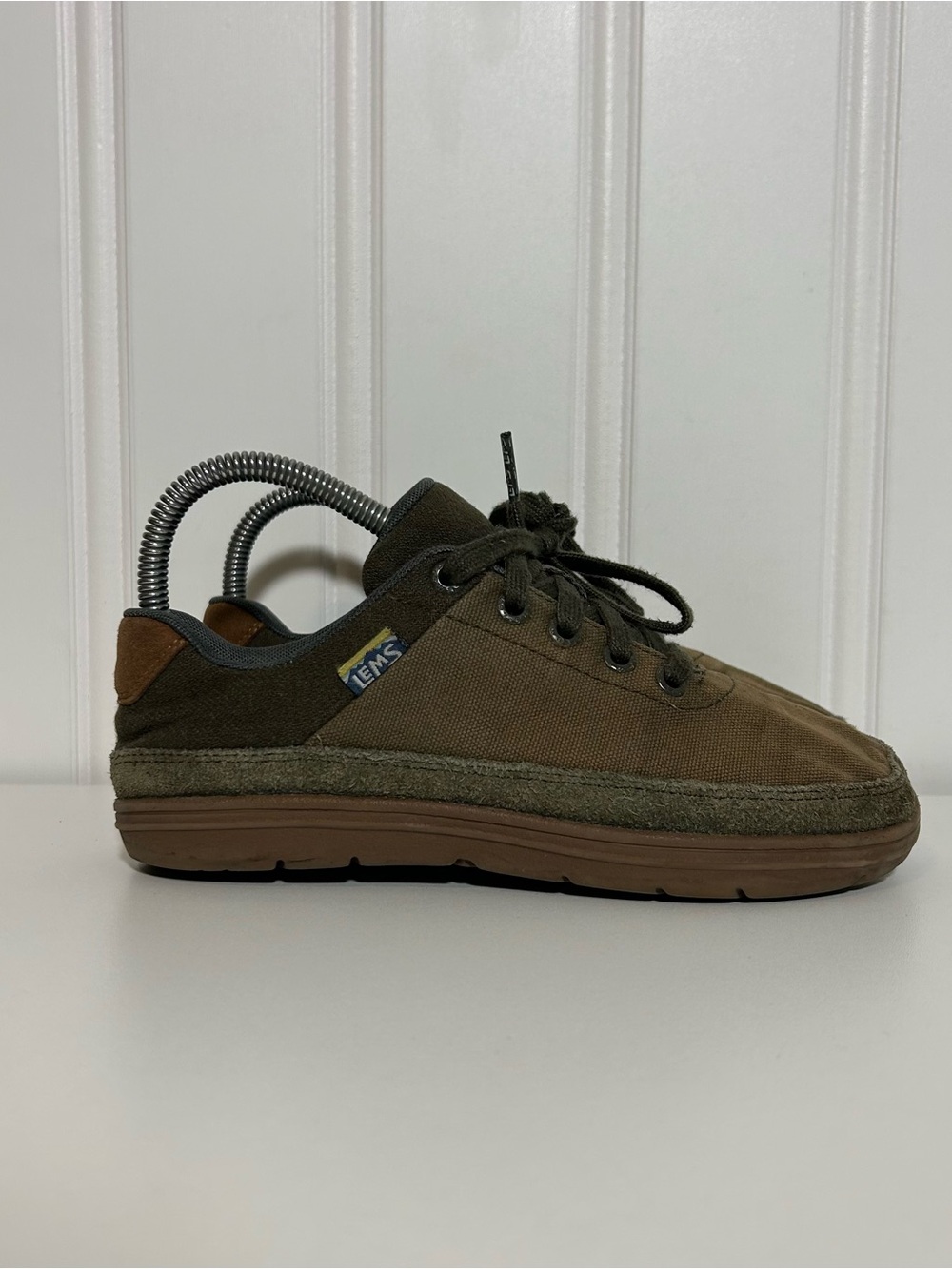 Lems chillum brown green lace sneakers